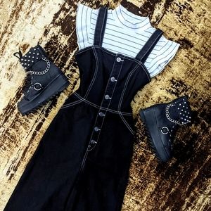 BDG Black Denim Overall
